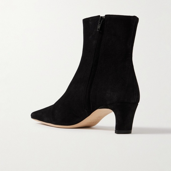 New Staud Wally Black Suede Ankle Boots Booties Size 41 11 - Picture 3 of 14